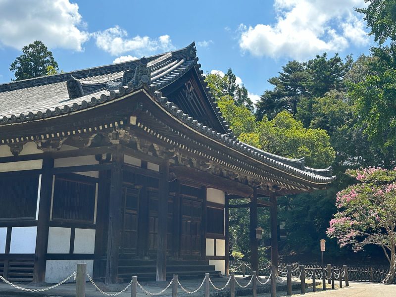 大湯屋と百日紅