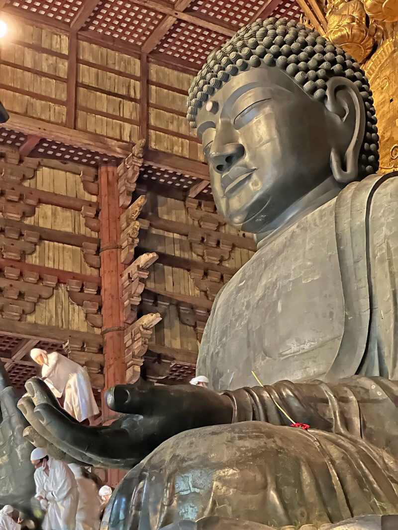 お身拭い 手のひらの上