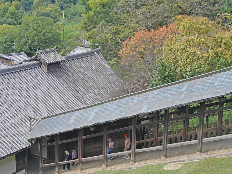二月堂登廊そばの紅葉