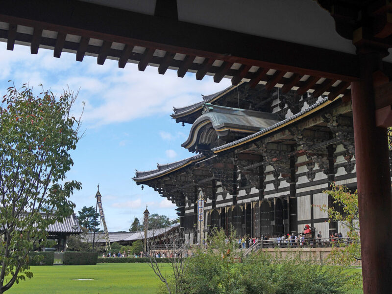 茶席からの大仏殿